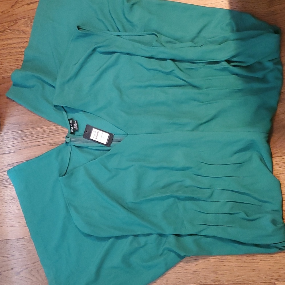City chic jumpsuit aria in greenstone, size Xl/22 - Picture 3 of 6